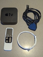Apple TV 4K Model A1842 with Remote And Cables