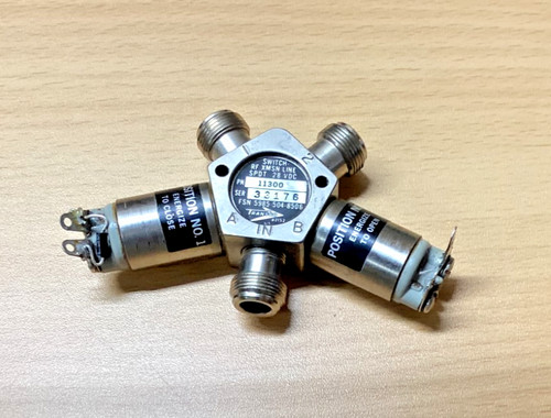 Transco 28VDC SPDT Coaxial Antenna Switch With N Connectors #11300