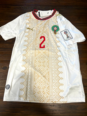 PUMA Morocco Hakimi #2 Soccer Jersey Mens M #Hakimi #Football #jersey #Morocco