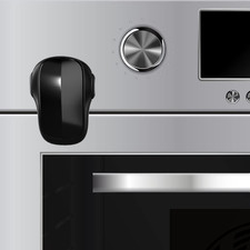 Childproof Oven Door Lock, Child Safety Oven Front Lock ONLY for Flat Surface...