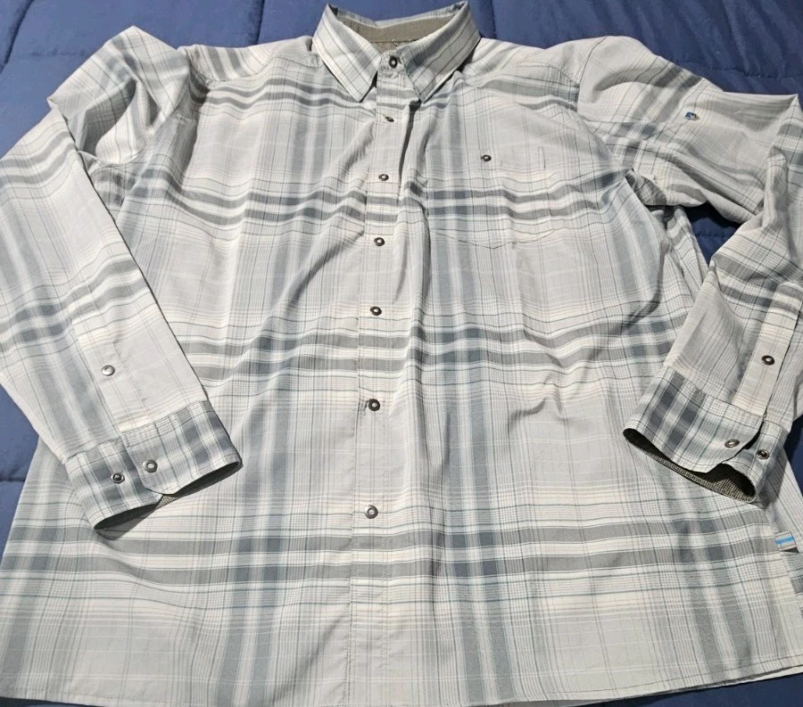 MENS KUHL BUTTON UP LONG SLEEVE SHIRT SIZE XL