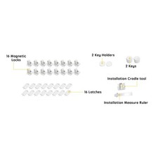 Magnetic Child Safety Locks - Hidden Protection for Cabinets