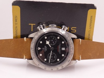 CRONO TUDOR BLACK BAY 79350 TOP CONDITION BOX&PAPERS 2019 AUTOMATIK UHR