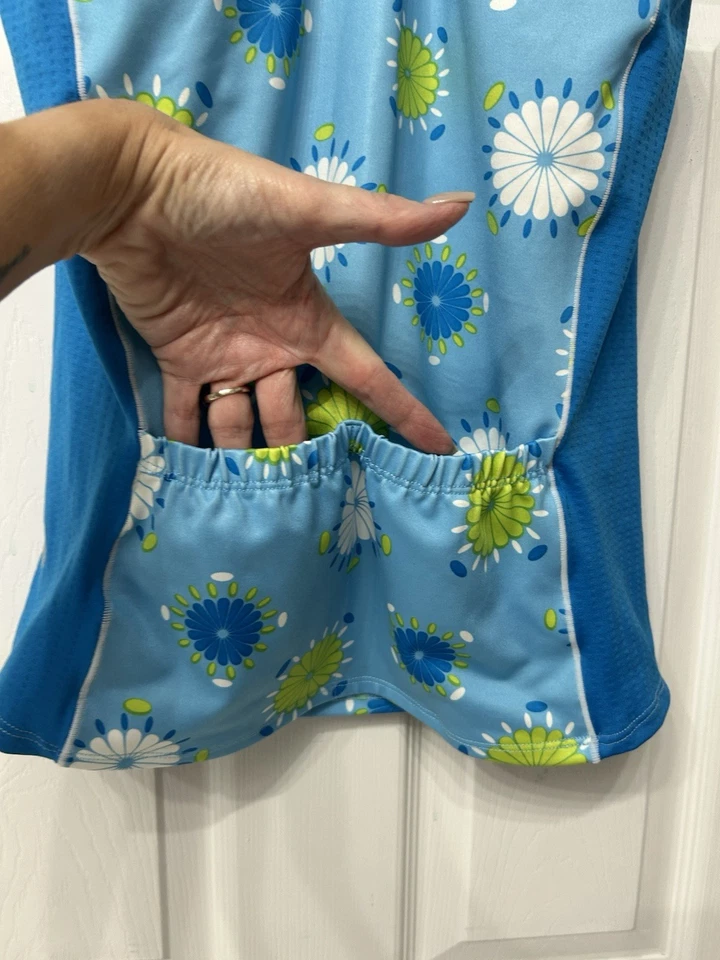 Camiseta sin mangas Descente Racerback para ciclismo talla grande Foto 3 de 4