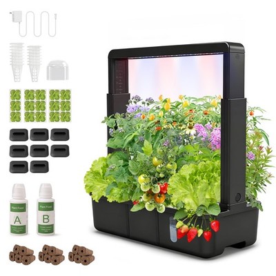 15-Pod Indoor Hydroponic Growing System with LED Grow Light, Smart Garden Kit...