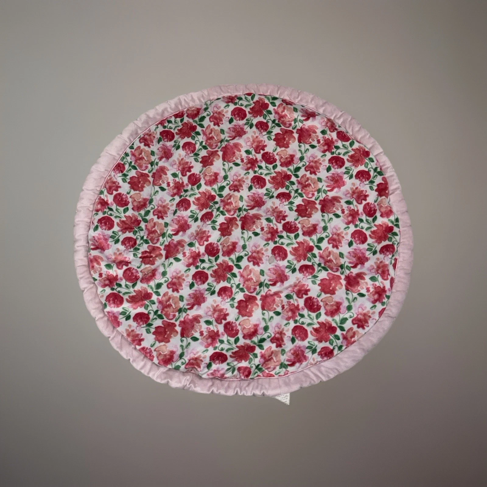 Round Floral Baby Playmat Tummy Time Mat, Pink/Multicolor burlington