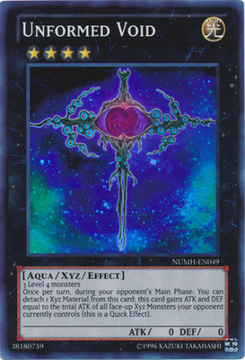 Unformed Void - NUMH-EN049 - Super Rare - Unlimited - Moderately Played