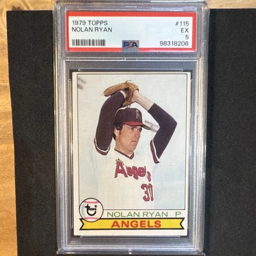 Topps 1979 Nolan Ryan #115 PSA 5 Los Angeles Angels Baseball Card