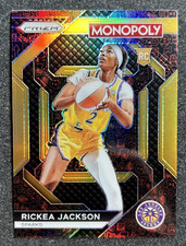 2024 Panini Prizm Monopoly WNBA All Star Rickea Jackson #WNBA25 Red Icons RC