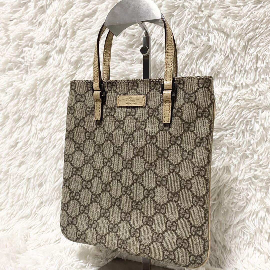 Gucci GG Supreme Mini Handbag in PVC Leather 114600