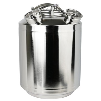 2.5 Gallon/10 L Cleaning Keg, Beer Line Cleaning Kit with 2 D Coupler Made of...