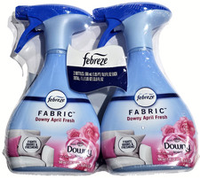 Febreze Set 2 Bottles Fabric Downy April Fresh Fights Odors 16.9oz