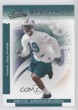 2006 Playoff Absolute Memorabilia Rookie Spectrum Black Devin Aromashodu 0a7