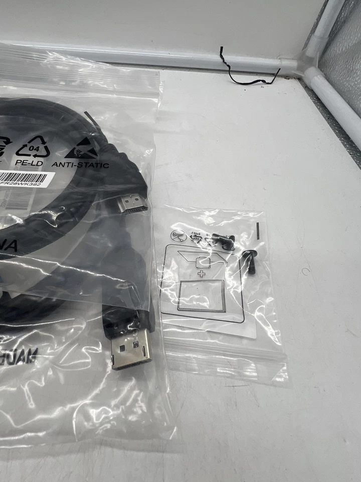 OEM LG Monitor Stand & Base For 24QP500 w/ HDMI + Display Port Cables Free S/H - Image 3 of 4