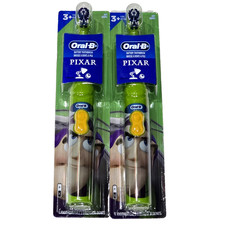 2 Pack Oral-B Pixar Battery Powered Toothbrush Buzz Lightyear