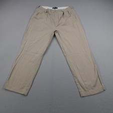 Vintage Polo Ralph Lauren Pants Mens 38x32 Khaki Andrew Pleated Chino Trousers