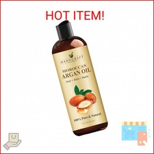 Handcraft Blends Moroccan Argan Oil - 8 Fl Oz - 100 Pure and Natural - Premium