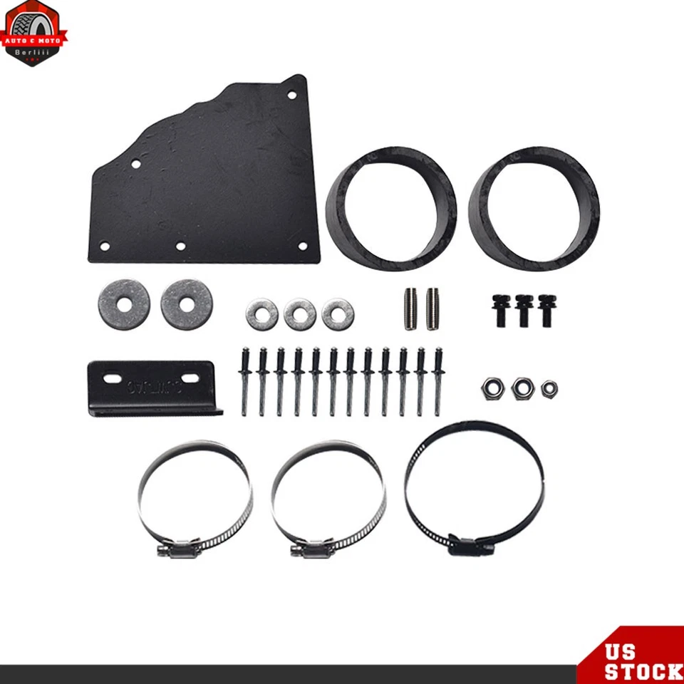 Snorkel Kit Cold Air Intake System For 1992-1999 Jeep Wrangler 4.0L I6 Ram Foto 2 de 4