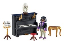 Playmobil 6527 Pianist mit Klavier Piano Musik Nostalgie Puppenhaus NEU OVP