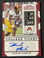 2020 Panini Contenders Draft Picks - College Ticket Autographs Kamal Martin #255