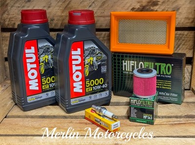 Aprilia RX / SX 125 4T 2018-2022 MOTUL 5000 10W-40 FULL SERVICE KIT + SUMPFWASCHANLAGE