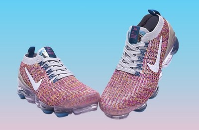 Nike Air VaporMax Flyknit 2019 pink whit Men s Running Shoes 