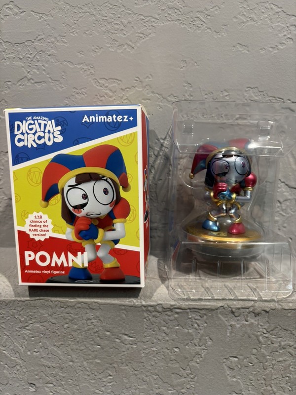 NEW The Amazing Digital Circus Animatez+ Chase/Rare Metallic Pomni
