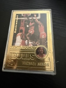 Michael Jordan 24k Gold Card Upper Deck | eBay