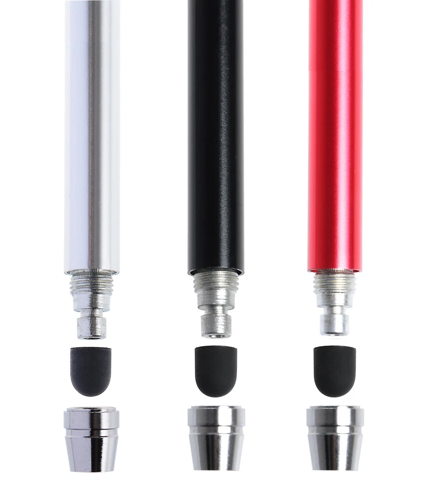 Extra Long Stylus Pen for Touchscreen — Set of 3 Thin-Tip High Precision Capa... - Image 3 of 4