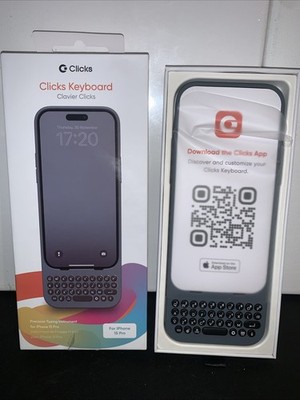 Clicks Keyboard For Apple iPhone 15 Pro London Sky CK-5100-1 (NEW)