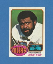 1976 Topps Football,Curley Culp,Houston Oilers,#40,Arizona St,HOF,$2.00 Ship