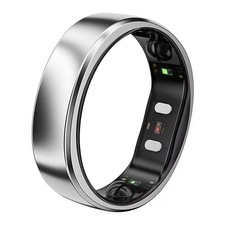 NEW RingConn Gen 2 Air Ultra Thin Smart Ring, Size 6 Galaxy Silver