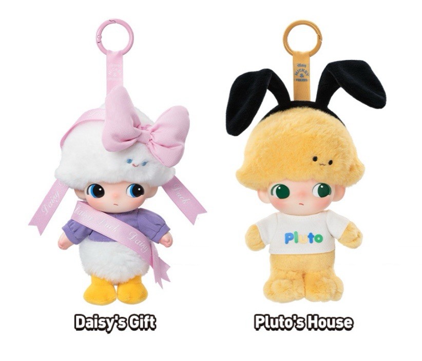 POPMART DIMOO WORLD × Disney Series Vinyl plush keyring Blind Box