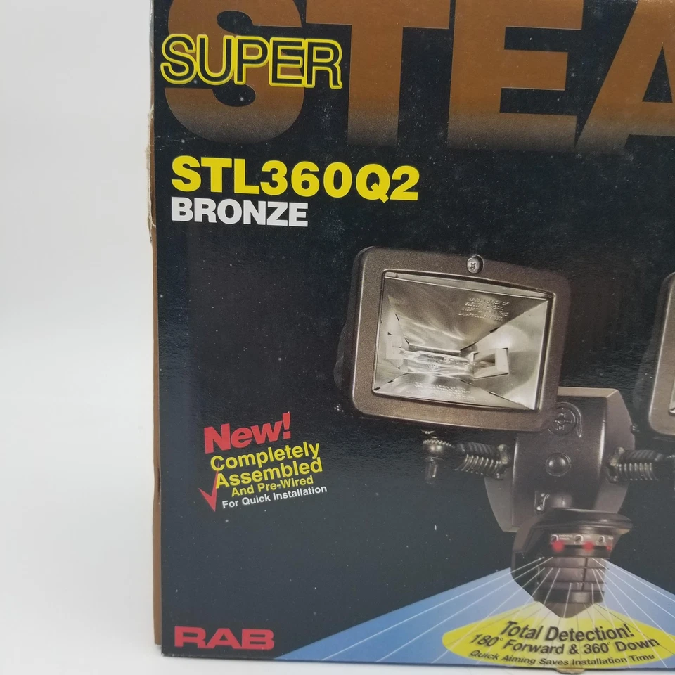 RAB Super Stealth STL360Q2 Security Floodlights with Motion Sensor Outdoor 150W - Image 2 of 4