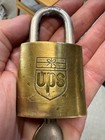 AMERICAN LOCK  "UPS" BRASS PADLOCK/ advertising padlock/ locksmith. — photo 2