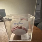 Johnny Bench Original Autographed Baseball in Display Case
