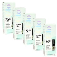 5PK White Glo Powerful Charcoal 5x Whitening Dental Care Toothpaste 115g