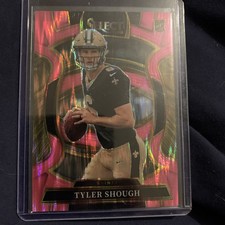 2025 Panini Select Tyler Shough Pink Shock Prizm Rookie #41 Saints (RC)