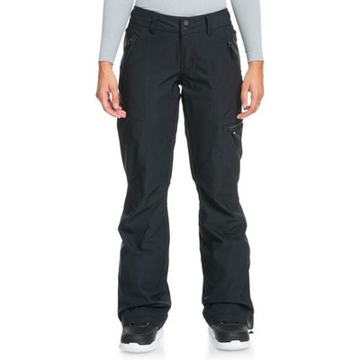 Roxy Size M Black Cabin Technical Winter Snow Pants Slim Fit Waterproof  OS24-6