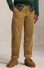 NWT Polo Ralph Lauren Boys Bedford Straight Fit Corduroy Pant Brown Sz 14