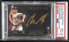 2019 Topps Inception Silver Signings Gold Ink 20/25 Chance Adams PSA 10 Auto n0c