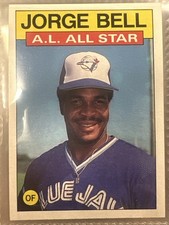1986 Topps - All-Star George Bell #718 Collector's Edition (Tiffany)