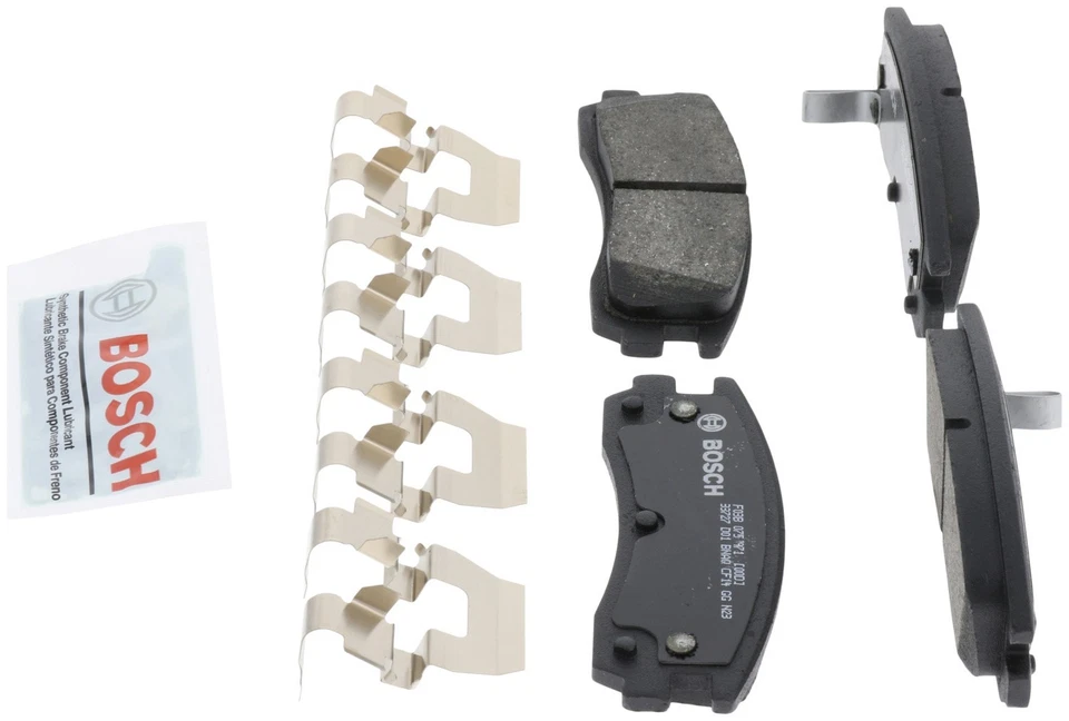 Комплект керамических тормозных колодок Bosch BC508 BC699 QuietCast передние задние - Изображение 4 из 4