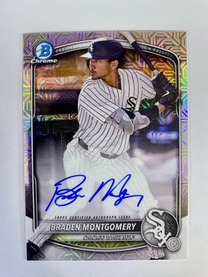 2025 Bowman Chrome Mega Box Braden Montgomery Mojo Prospect Auto White Sox