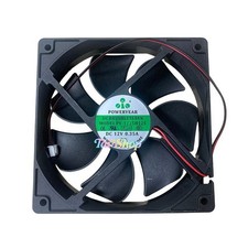 1 Pc. New POWERYEAR PY-1225H12S Cooling Fan 12025 DC12V 0.35A 12CM 2Pin