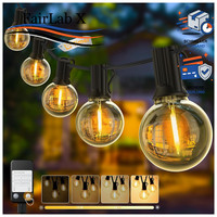 Lichterkette AußEn 30M LED Mit Dimmer FüR Garten Terrasse Balkon Beleuchtung
