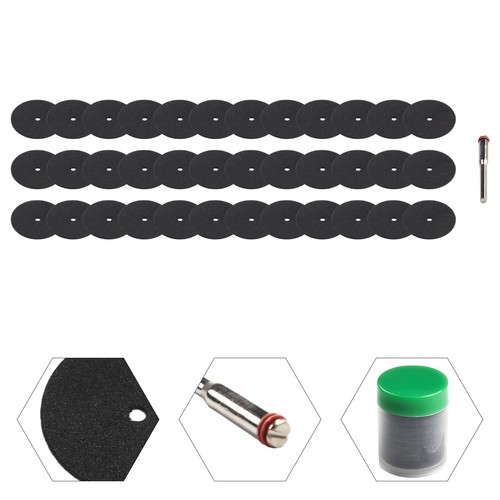 36pcs 24mm Cut-Off Wheel Cutting Disc Kit Set For Rotary Power Tool W/ Mandrel - Picture 2 of 20
