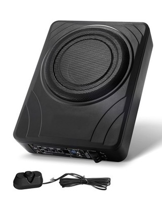 8'' 300W RMS Under Seat Car Subwoofer Slim Powered Car/Truck Subwoofer System