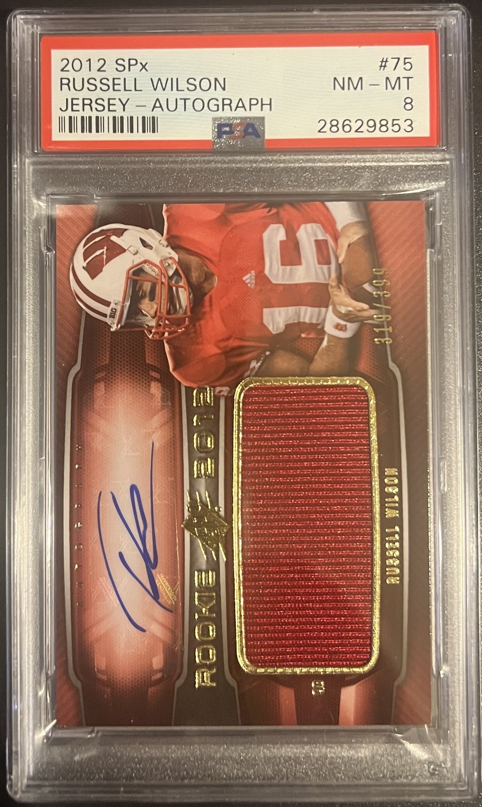 Russell Wilson Spx #75 Jersey-Autograph