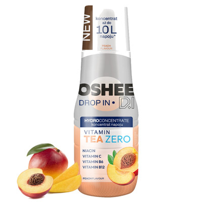 NEU Oshee Drop In Zero Vitamin Ice Tea Pfirsich 500ml Zuckerfrei Konzentrat